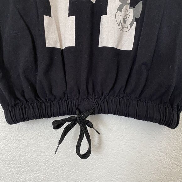 Winking Mickey Smile Logo Graphic Elastic Waist Tshirt Size Large Made In Turkey - Picture 7 of 7